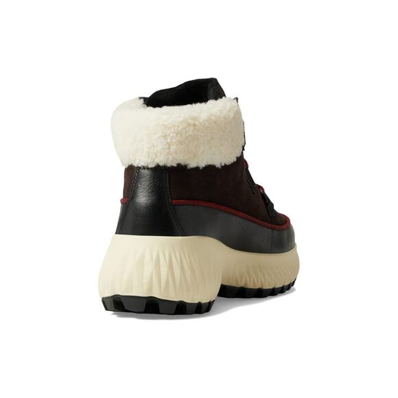 nib COLE HAAN womens sz 6 Zerogrand Flurry Faux Shearling Hiker Boots chocolate - Picture 3 of 4